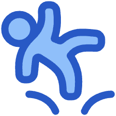 Slippery Sign Icon from Plump Duo Set