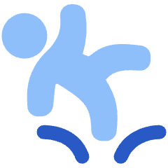 Slippery Sign Icon from Plump Flat Set