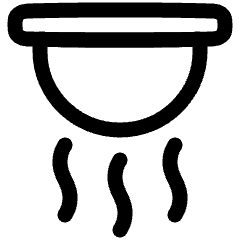 Smoke Detector Icon from Plump Line Set