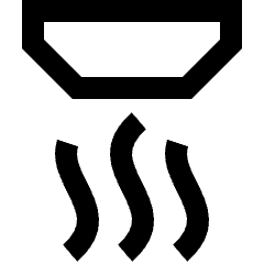 Smoke Detector Icon from Sharp Line Set