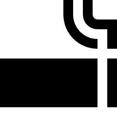 Smoking Area Icon from Sharp Solid Set