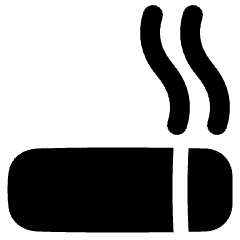 Smoking Area Icon from Plump Solid Set