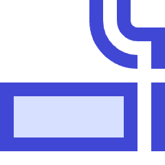 Smoking Area Icon from Sharp Duo Set