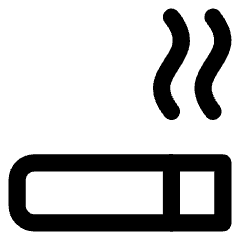 Smoking Area Icon from Core Line Set