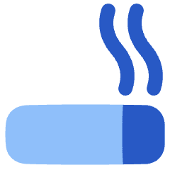 Smoking Area Icon from Plump Flat Set