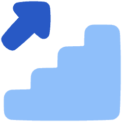 Stairs 1 Icon from Plump Flat Set