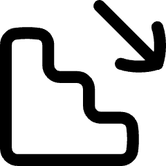 Stairs 2 Icon from Flex Line Set