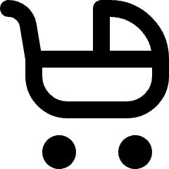 Stroller Icon from Micro Line Set