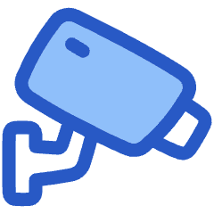 Surveillance Camera Icon from Plump Duo Set