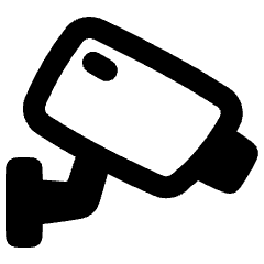 Surveillance Camera Icon from Plump Remix Set