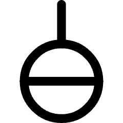 Symbol Gender Agender Icon from Core Line Set