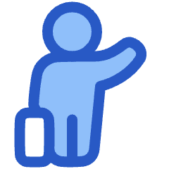 Taxi Hail Icon from Plump Duo Set