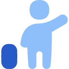 Taxi Hail Icon from Flex Flat Set