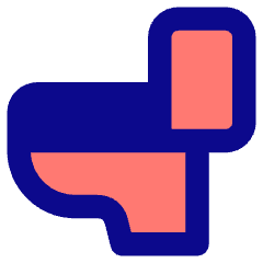 Toilet Icon from Core Pop Set