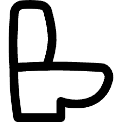 Toilet Icon from Flex Line Set