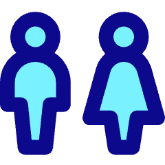 Toilet Man Woman 1 Icon from Core Pop Set