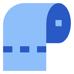 Toilet Paper Icon from Sharp Flat Set