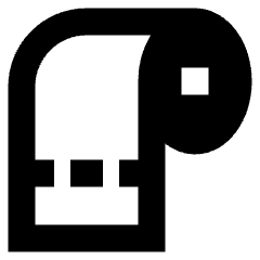 Toilet Paper Icon from Sharp Remix Set