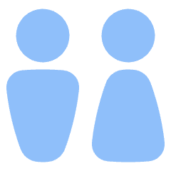 Toilet Sign Man Woman 2 Icon from Plump Flat Set