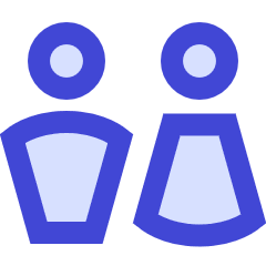 Toilet Sign Man Woman 2 Icon from Sharp Duo Set