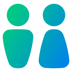 Toilet Sign Man Woman 2 Icon from Plump Gradient Set