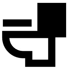 Toilet Icon from Sharp Remix Set
