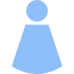 Toiltet Sign Woman Icon from Sharp Flat Set