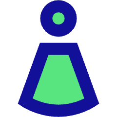 Toiltet Sign Woman Icon from Sharp Pop Set