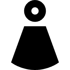 Toiltet Sign Woman Icon from Sharp Remix Set