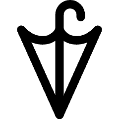 Umbrella Stand Icon from Core Line Set