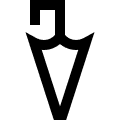 Umbrella Stand Icon from Sharp Line Set
