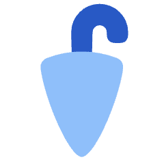 Umbrella Stand Icon from Plump Flat Set