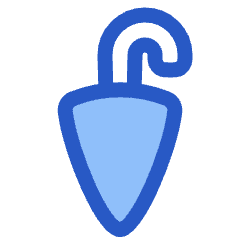 Umbrella Stand Icon from Plump Duo Set