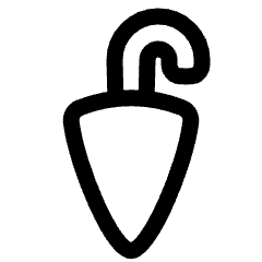 Umbrella Stand Icon from Plump Line Set