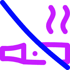 Vape Free Icon from Flex Neon Set