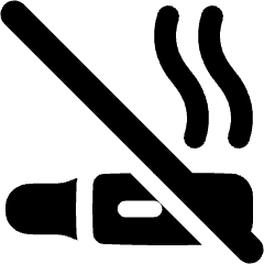 Vape Free Icon from Plump Solid Set