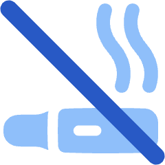 Vape Free Icon from Plump Flat Set