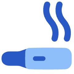 Vaping Rooms Icon from Plump Flat Set