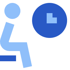Waiting Room Icon from Sharp Flat Set