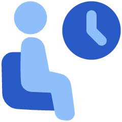 Waiting Room Icon from Plump Flat Set