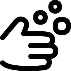 Wash Hand Soap Icon from Flex Line Set