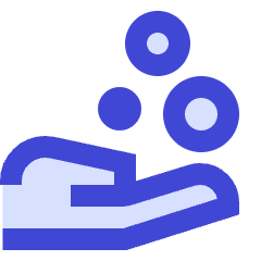 Wash Hand Soap Icon from Sharp Duo Set