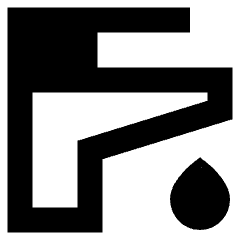 Water Tap Icon from Sharp Remix Set
