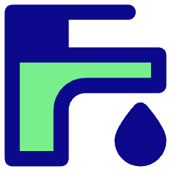 Water Tap Icon from Core Pop Set