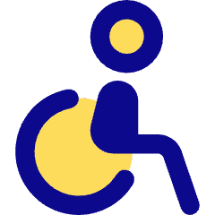 Wheelchair 1 Icon from Core Pop Set