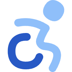 Wheelchair 2 Icon from Flex Flat Set