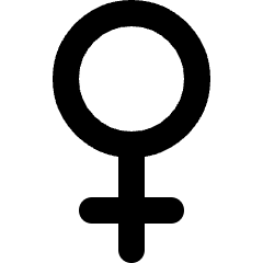 Woman Symbol Icon from Micro Line Set