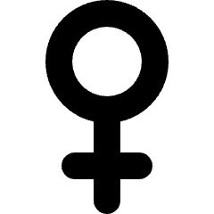 Woman Symbol Icon from Micro Solid Set