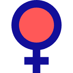 Woman Symbol Icon from Sharp Pop Set