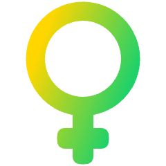 Woman Symbol Icon from Plump Gradient Set